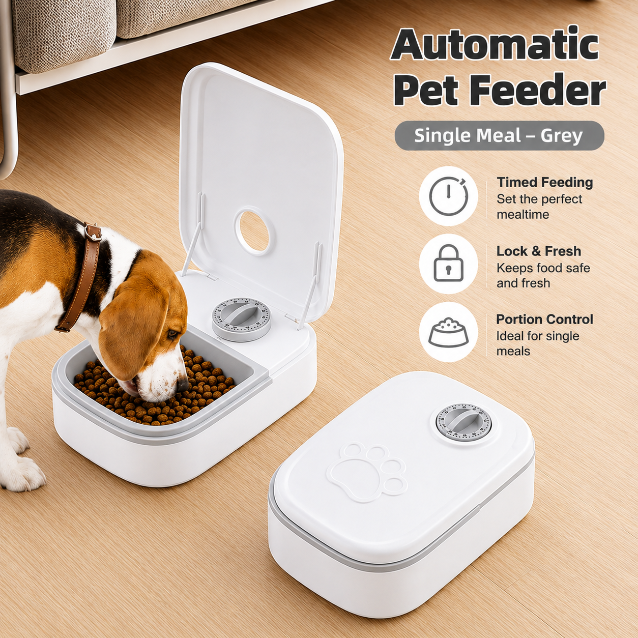 Smart Automatic Pet Feeder for Cats & Dogs