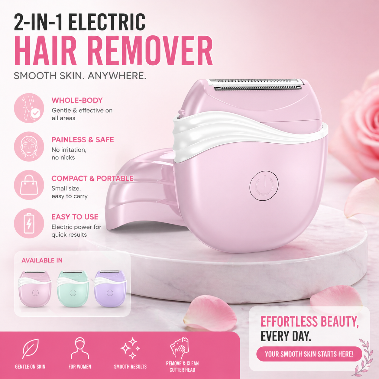 Women's Electric Body & Bikini Trimmer